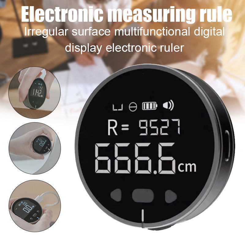 Digital Electronic Measuring Ruler with LCD Display – High Precision Distance Measuring Tool