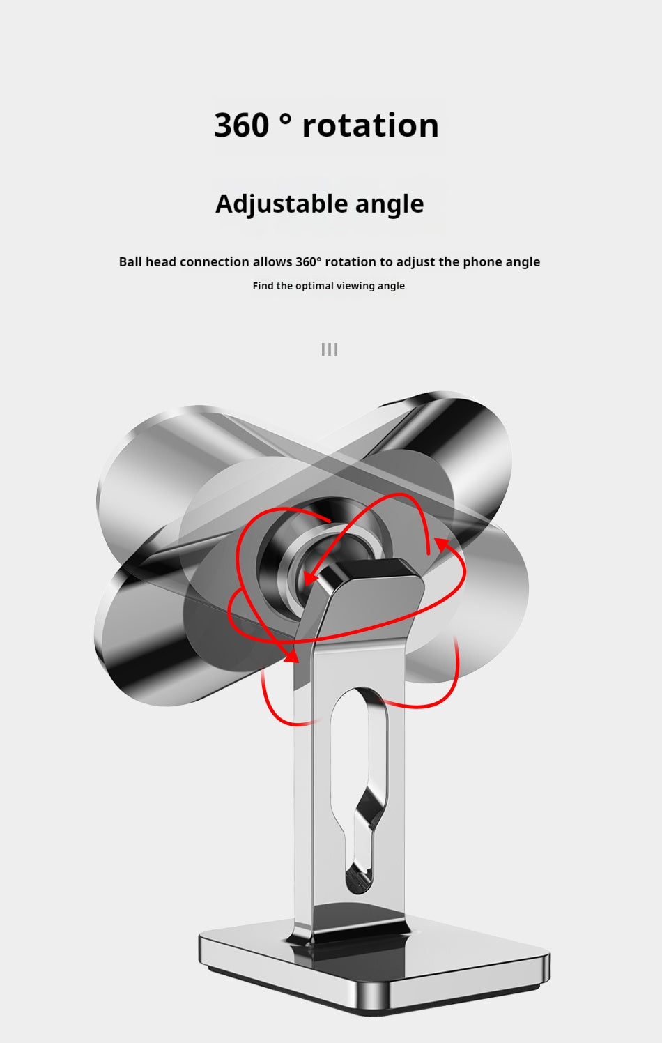 Awei X19 Magnetic Car Phone Holder-Universal Fit